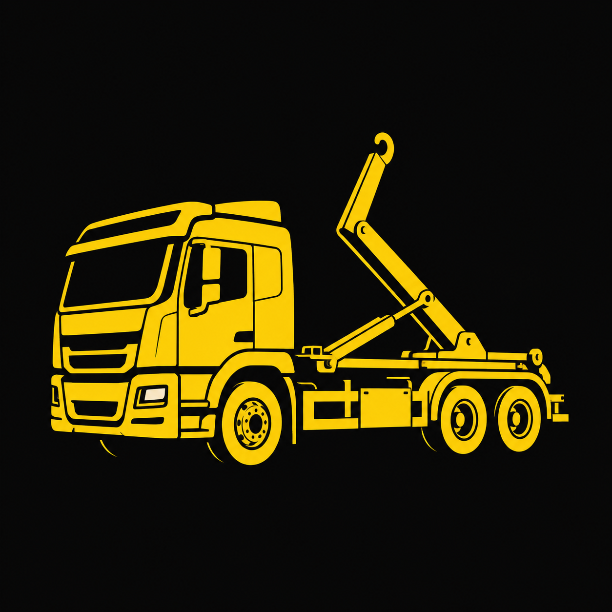 LKW Abroller für Bauschutttransport